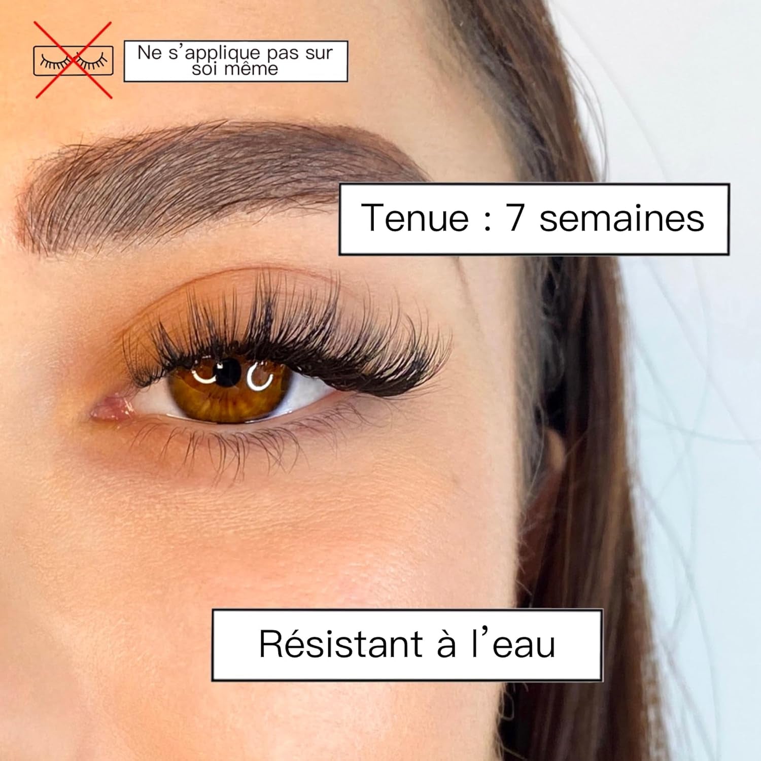 Colle Extension De Cils Professionnelle - Rétention Extrême - Séchage 2 Secondes - Cil À Cil Et Volume Russe
