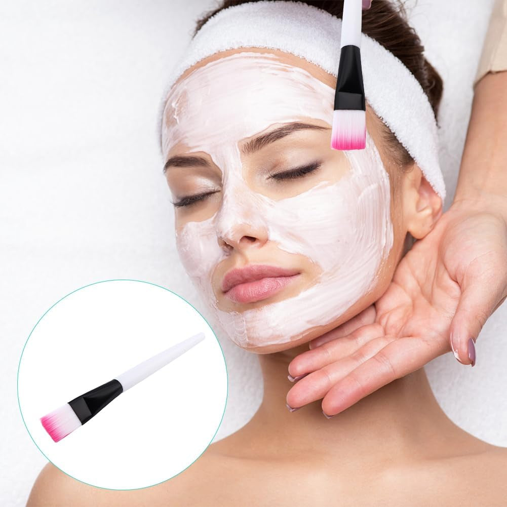 Pinceau De Masque Facial, Beauté Boue Faciale Doux Applicateur Silicone Pinceaux Maquillage Outils Professionnels Cosmétiques Plastique Bricolage Accessoire Pour Modelage D'Argile Lotion Visag