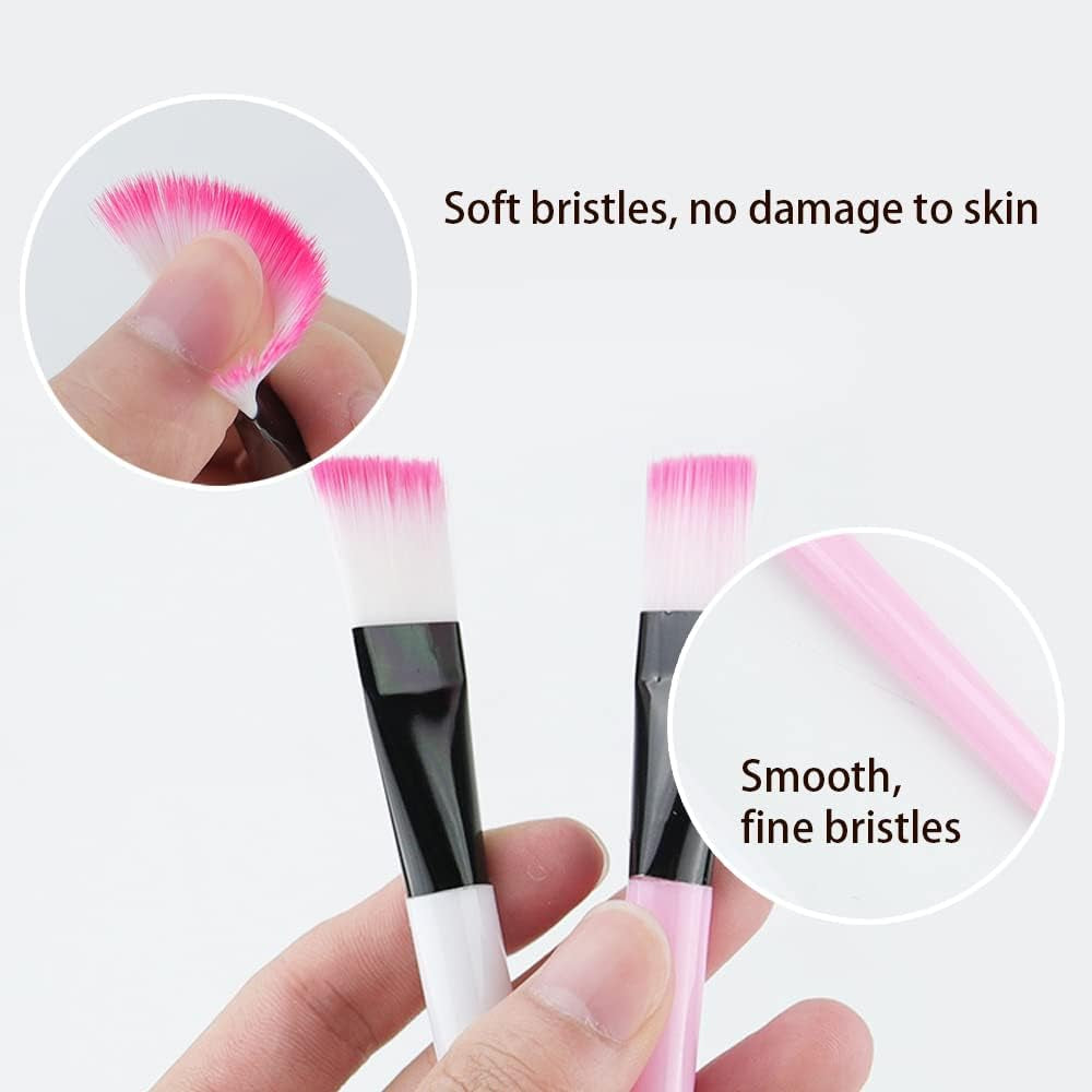 8 Pinceau Masque Visage,Pinceaux Maquillages,Brosse De Masque,Outil Accessoire De Maquillage Diy,Pour Masque,Lotion Pour Le Corps Ou Masque Mixte(8 Modèles)