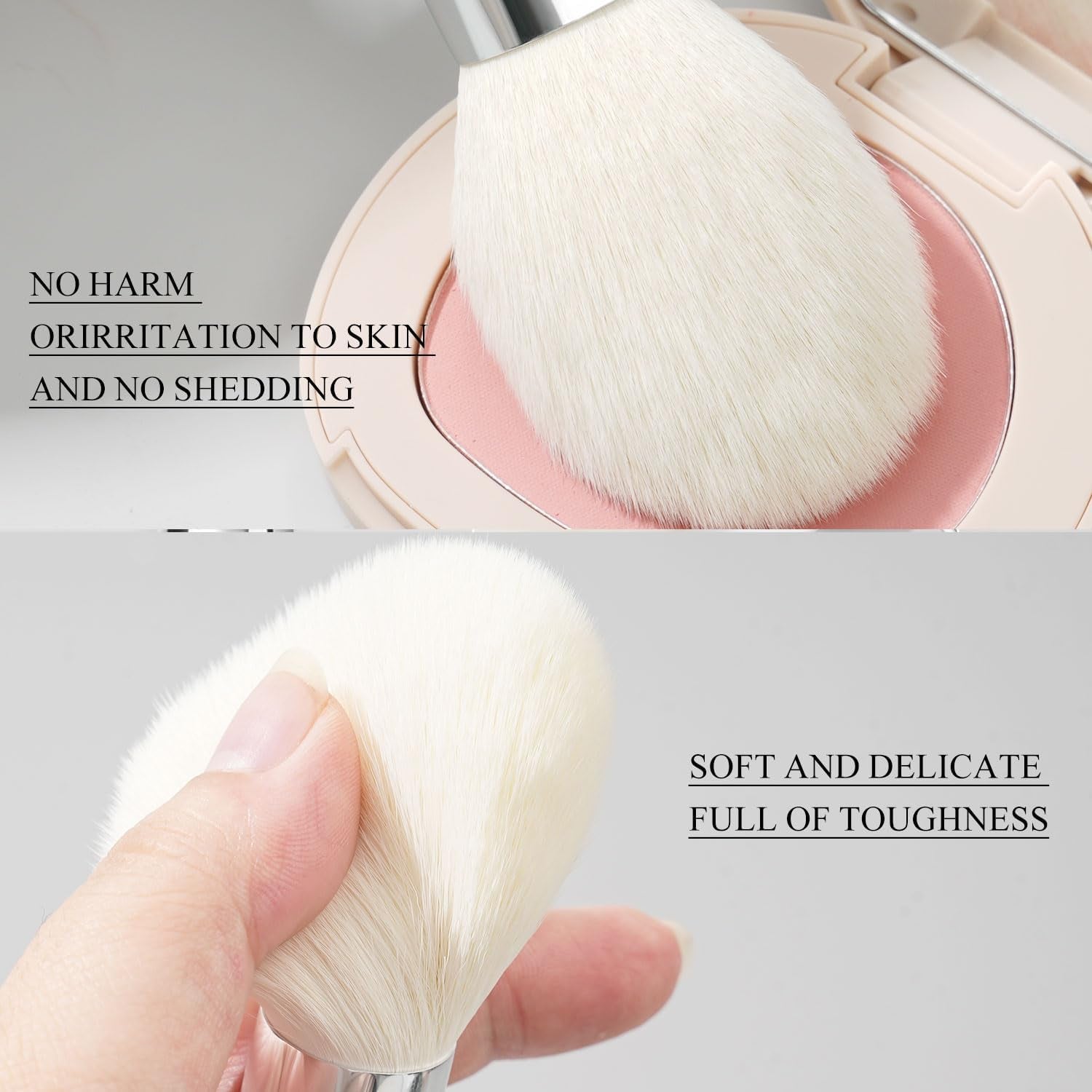 Pinceaux Maquillages 15 PCS Set Professionnel, Makeup Brushes Pour Yeux, Trousse Pinceaux Maquillage Pour Fond De Teint Mélange Poudre Pour Le Visage Blush Concealers À Paupières