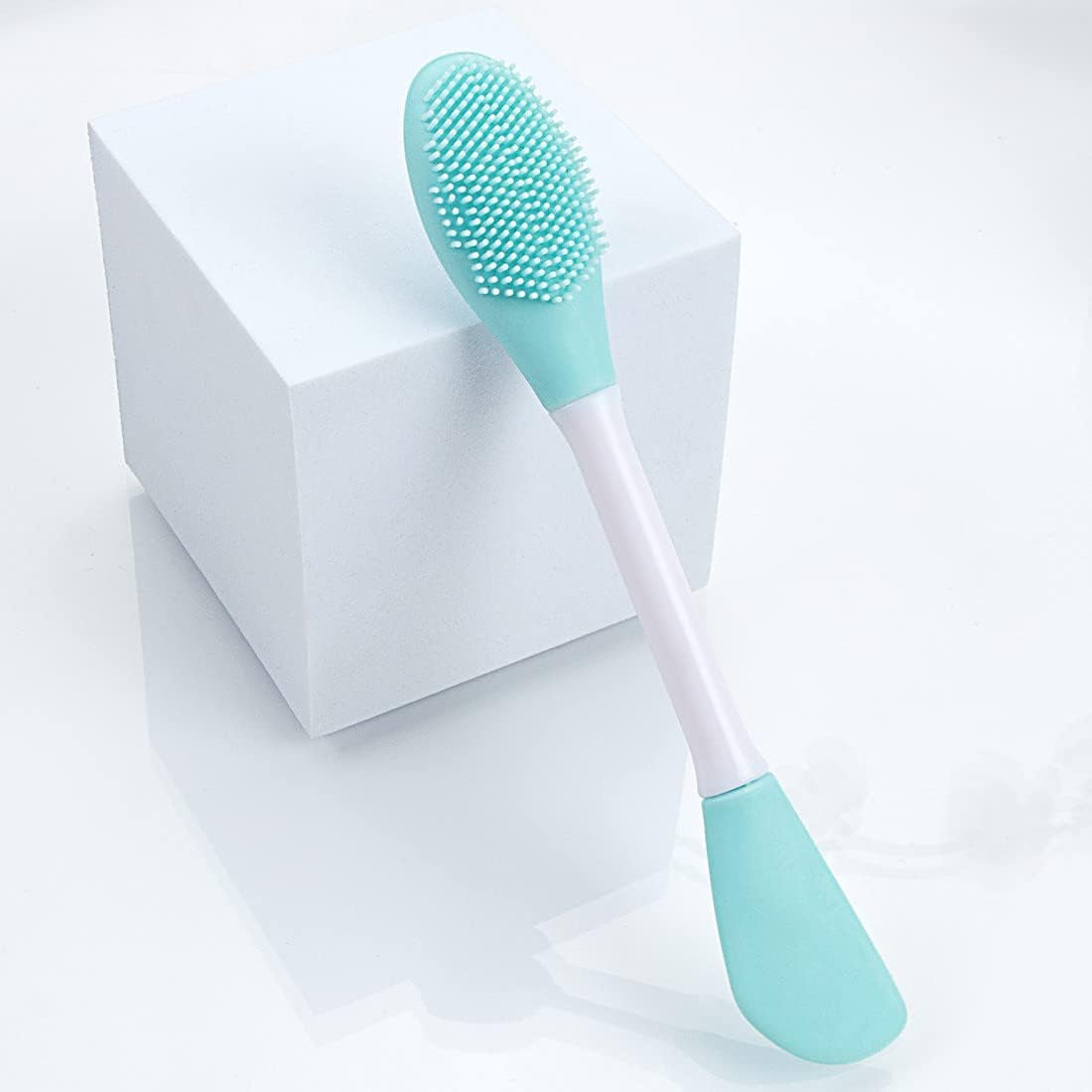 Silicone Visage Brosse Masque, Pinceau Masque Visage, Brosse Nettoyante Visage, Brosse À Masque, Pinceau Masque Double Embout, Pinceau Beauté Outil Accessoire De Maquillage DIY, 2 Pièce