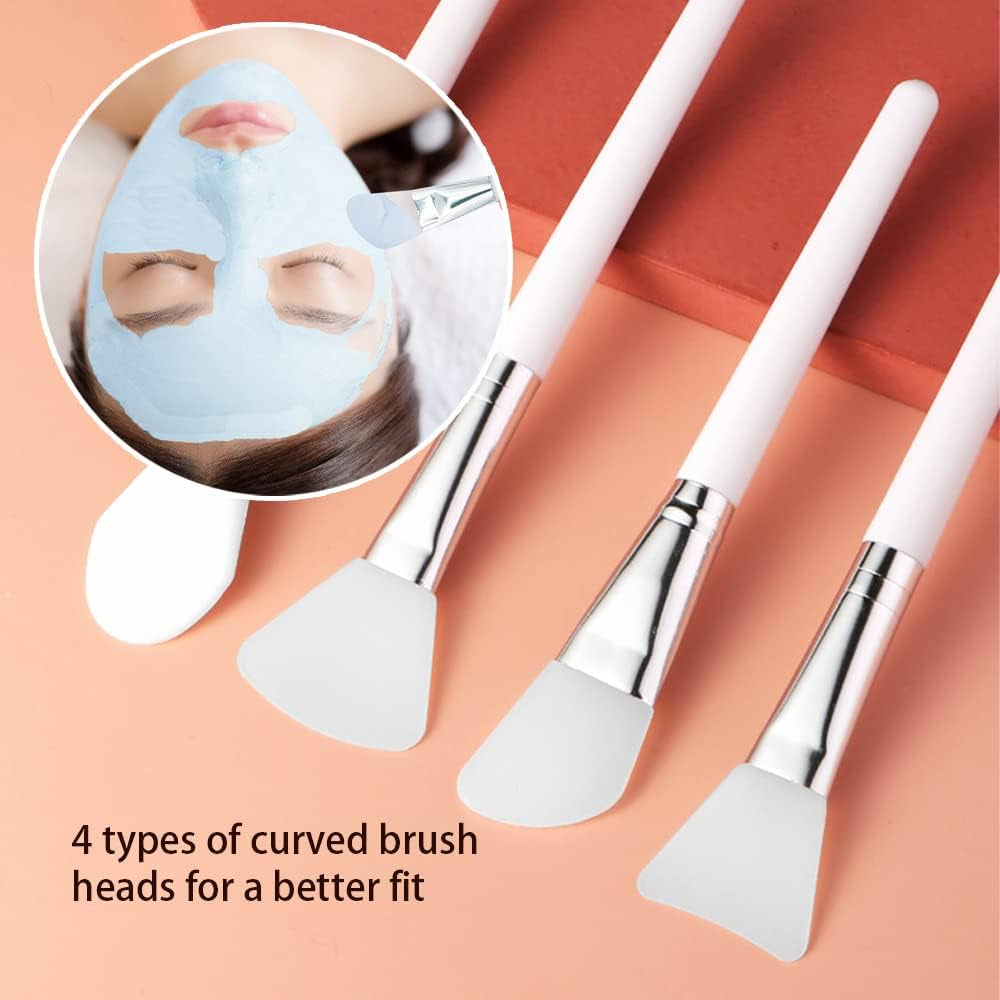 8 Pinceau Masque Visage,Pinceaux Maquillages,Brosse De Masque,Outil Accessoire De Maquillage Diy,Pour Masque,Lotion Pour Le Corps Ou Masque Mixte(8 Modèles)