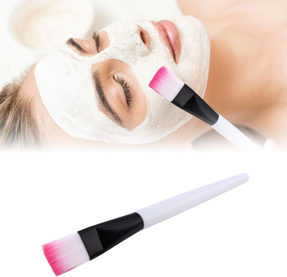 Pinceau De Masque Facial, Beauté Boue Faciale Doux Applicateur Silicone Pinceaux Maquillage Outils Professionnels Cosmétiques Plastique Bricolage Accessoire Pour Modelage D'Argile Lotion Visag