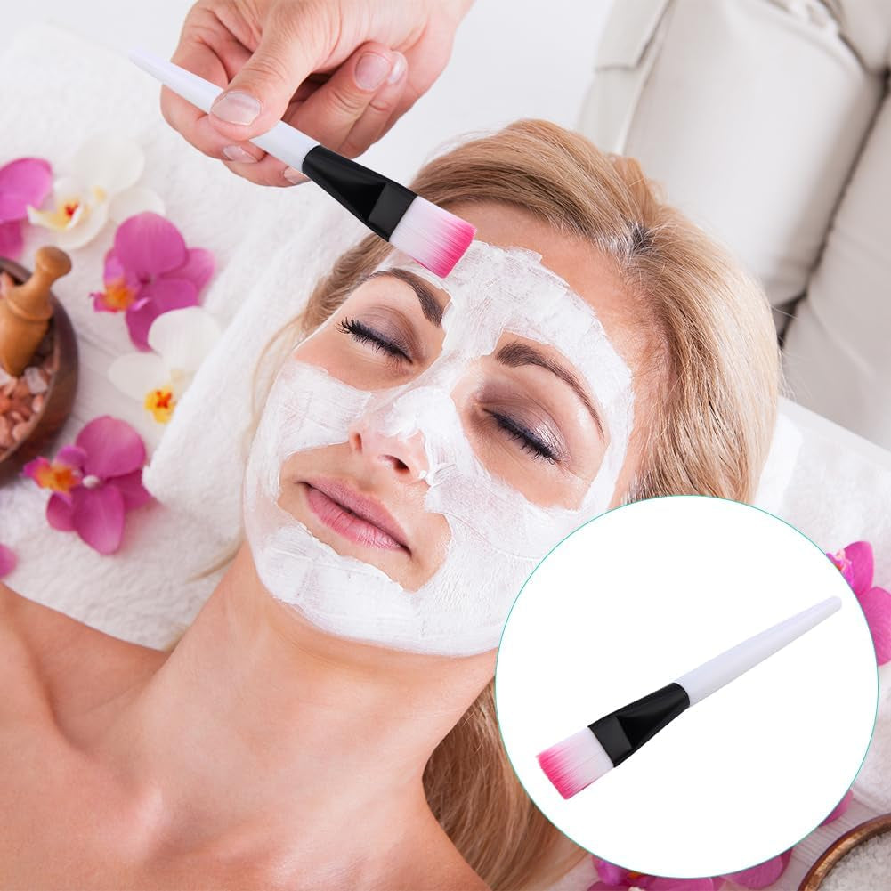 Pinceau De Masque Facial, Beauté Boue Faciale Doux Applicateur Silicone Pinceaux Maquillage Outils Professionnels Cosmétiques Plastique Bricolage Accessoire Pour Modelage D'Argile Lotion Visag